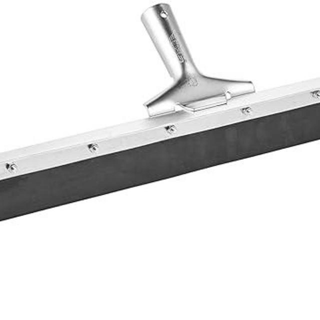 Ettore Curved Industrial Duty Steel Floor Squeegee, 36-Inch
