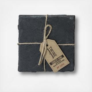 Country Home Square Coaster, Set of 4