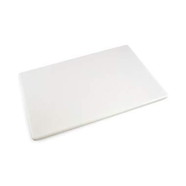Commercial Plastic Cutting Board NSF, Extra Large, 24 x 18 x 0.5 Inch, White