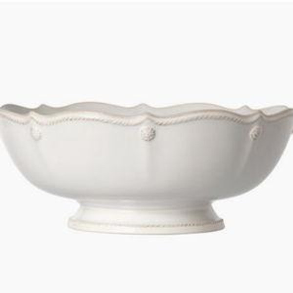 Juliska, Berry & Thread Footed Serving Bowl, White