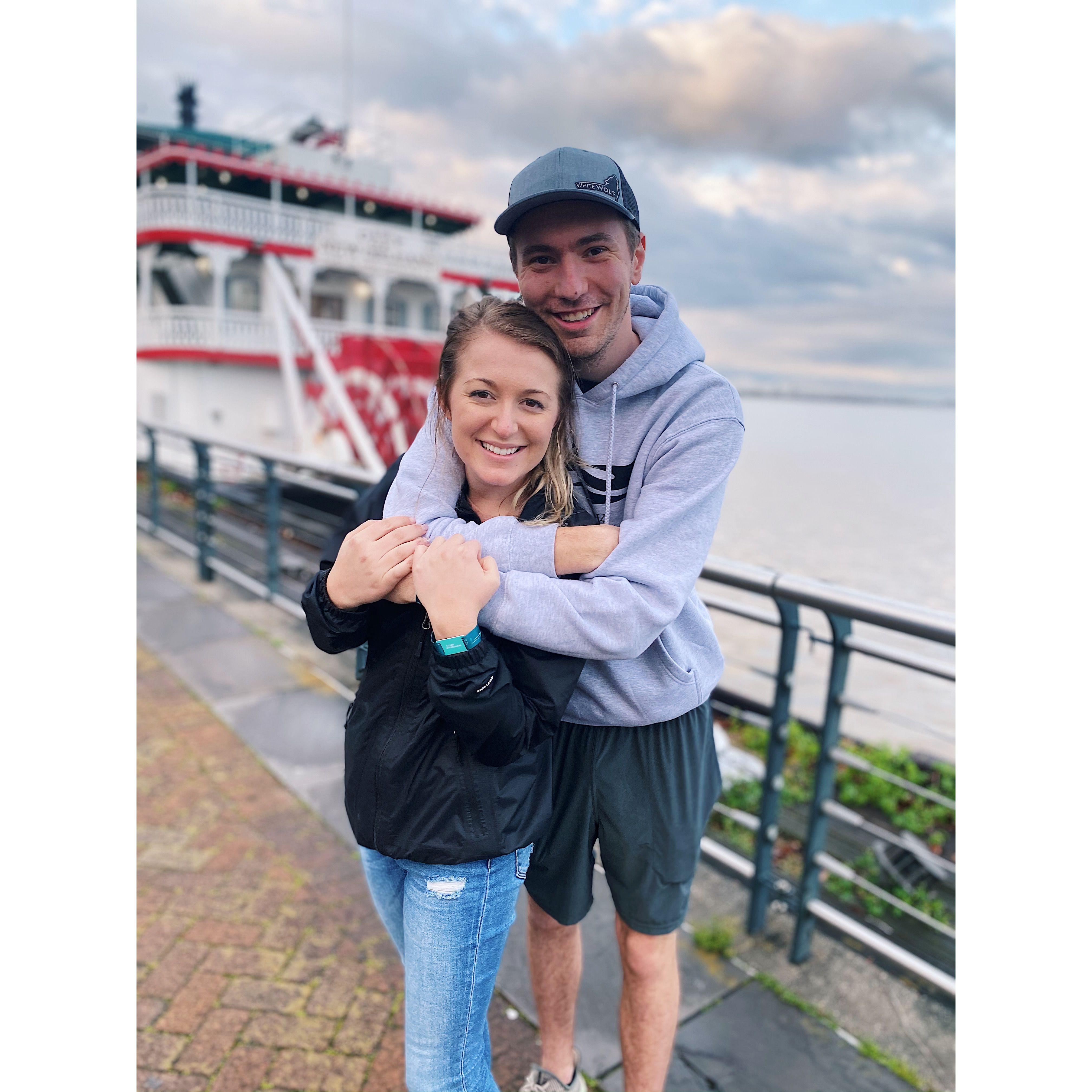 First trip together to New Orleans.