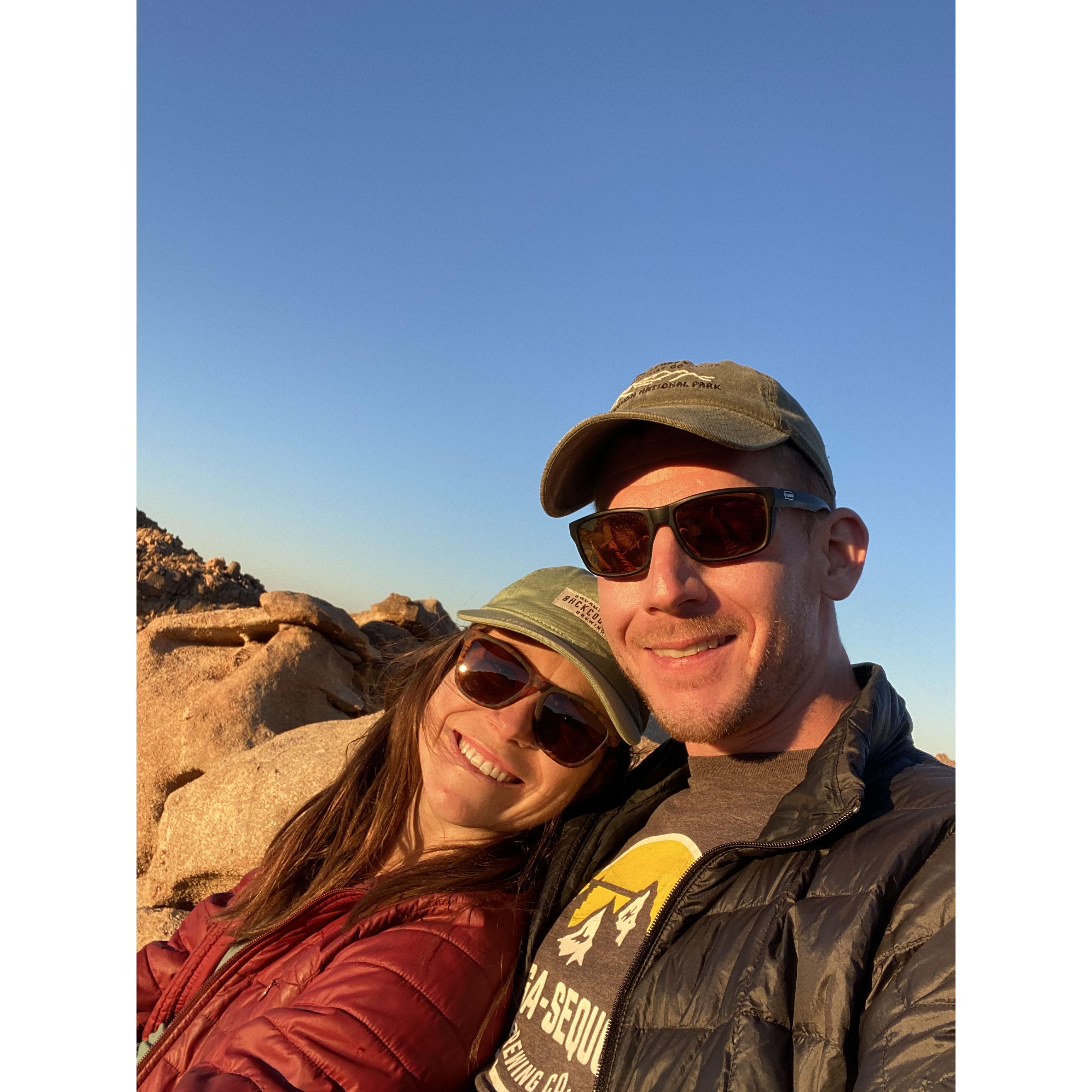 Sunset in Joshua Tree