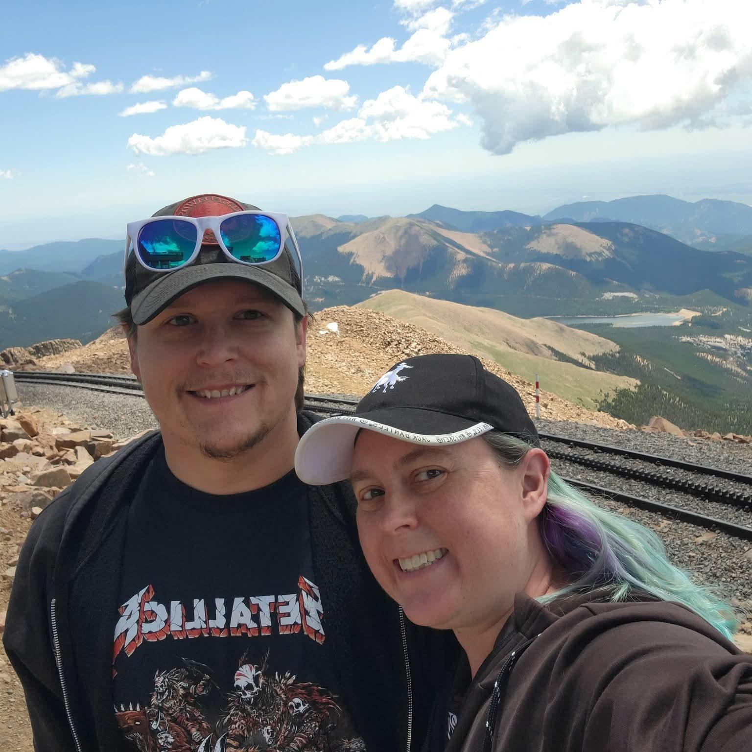 Pikes Peak Cog Railway, just 1 week Before the Proposal (he knew what he was doing). July 5th, 2025