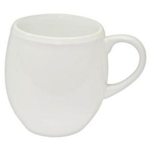Embossed Rim 15.96oz Porcelain Coffee Mug White - Threshold™