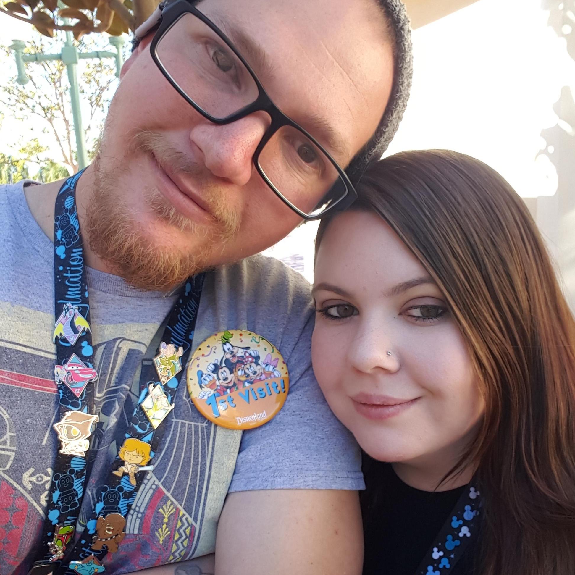 His first trip to Disneyland.