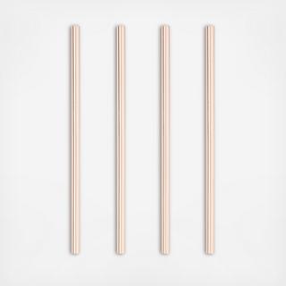 Summit Wide Cocktail Straw, Set of 4