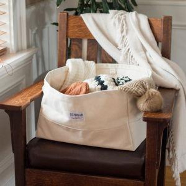 Small Canvas Storage Bin
