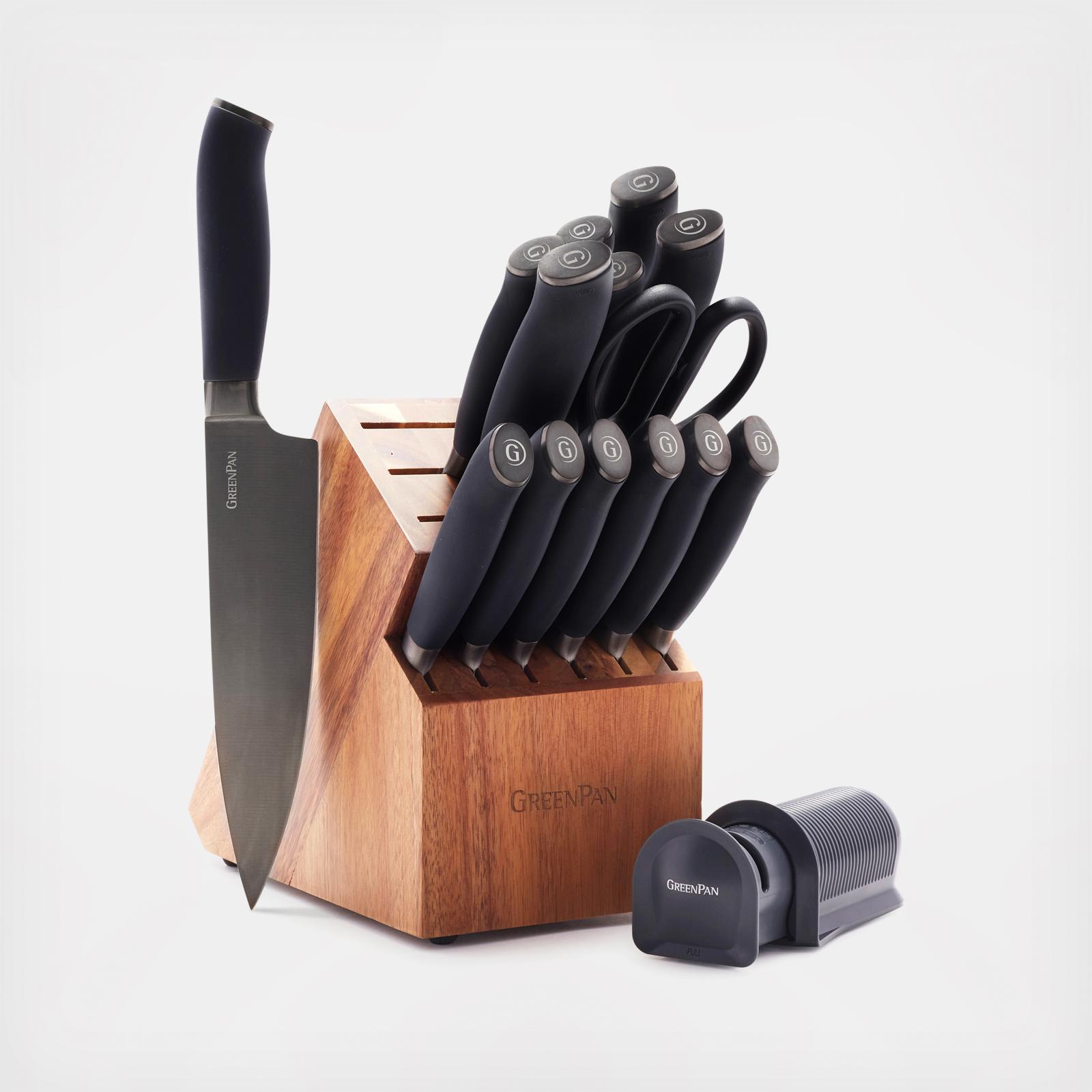 GreenPan, 12-Piece Knife Block Set - Zola