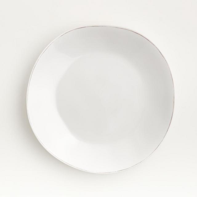 Marin White Melamine Dinner Plate