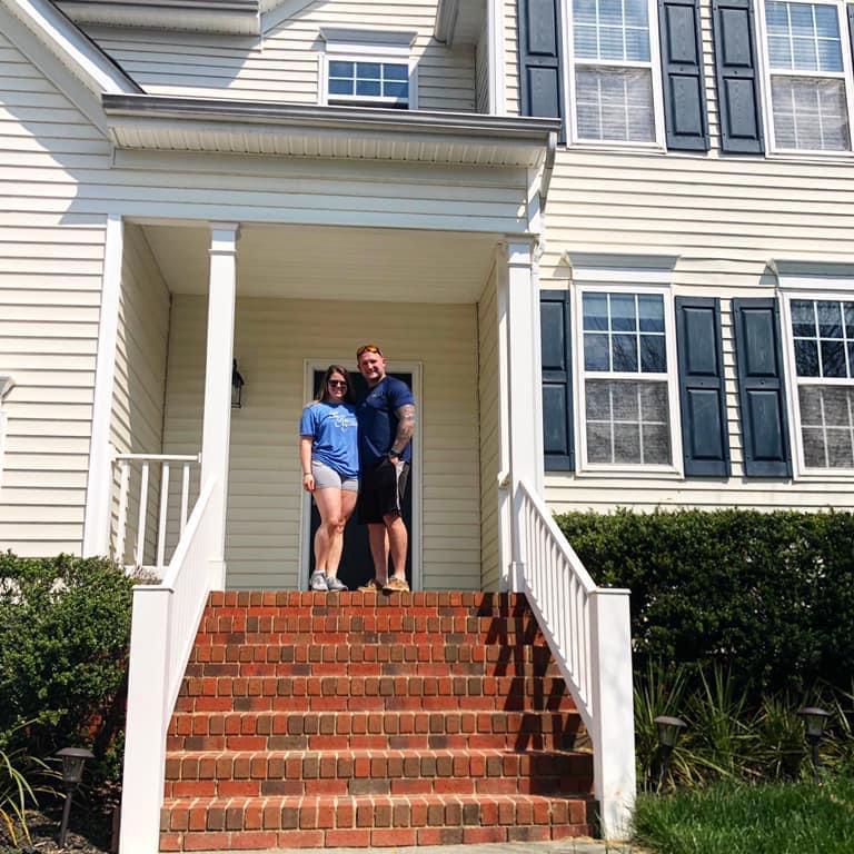 2019- when they bought their first home together!