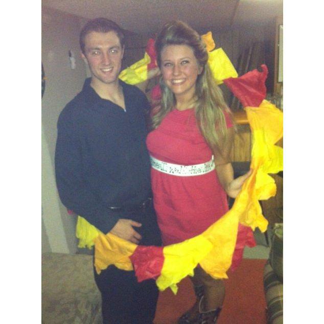 First Halloween together. "The Ring of Fire"