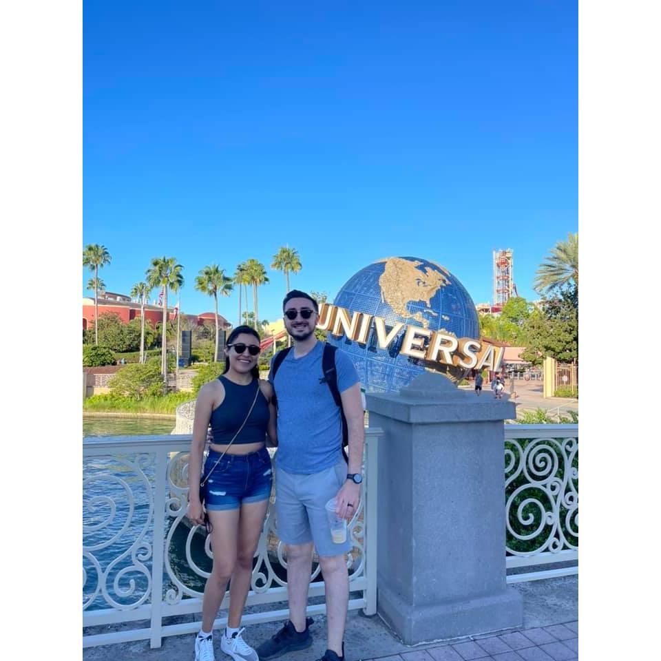 First t time at Universal Studios in Florida