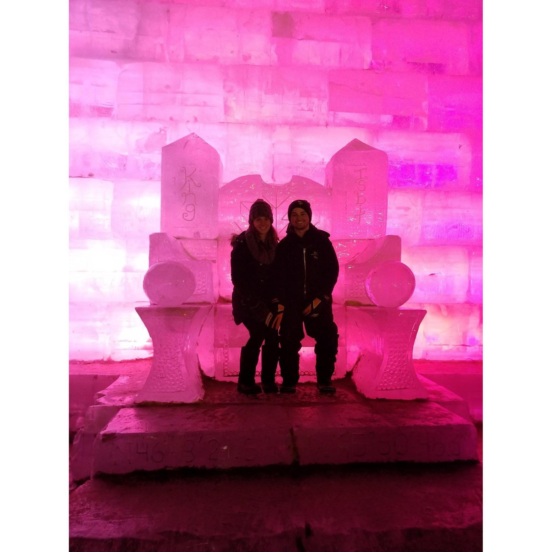 Ice Castle, Detroit Lakes, February 2018