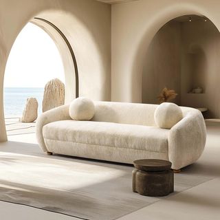 Tribeca Modern Chenille Sofa