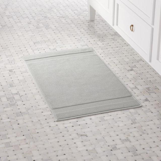 Organic Cotton Turkish Bath Mat Grey