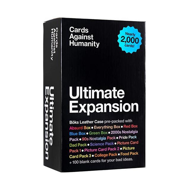 Cards Against Humanity: Ultimate Expansion • Nearly 2,000 Cards pre-Packed in Our Fancy Bōks Storage case