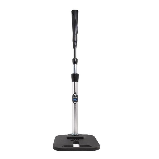 Tanner Pro Batting Tee | Pro Style Weighted Hitting Tee for Baseball Softball Slow Pitch | Adjusts 26-43” | Age 8 up| Weighted Base, Hand Rolled Flextop, Reinforced Steel Stem | Hand Assembled in US