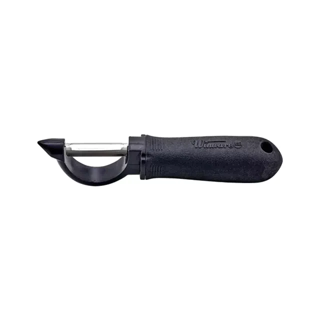 Winco Straight Peeler, Stainless Steel, Soft Grip Handle