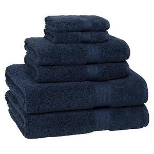 Kassadesign Solid Bath Towel Set 6pc Navy - Kassatex