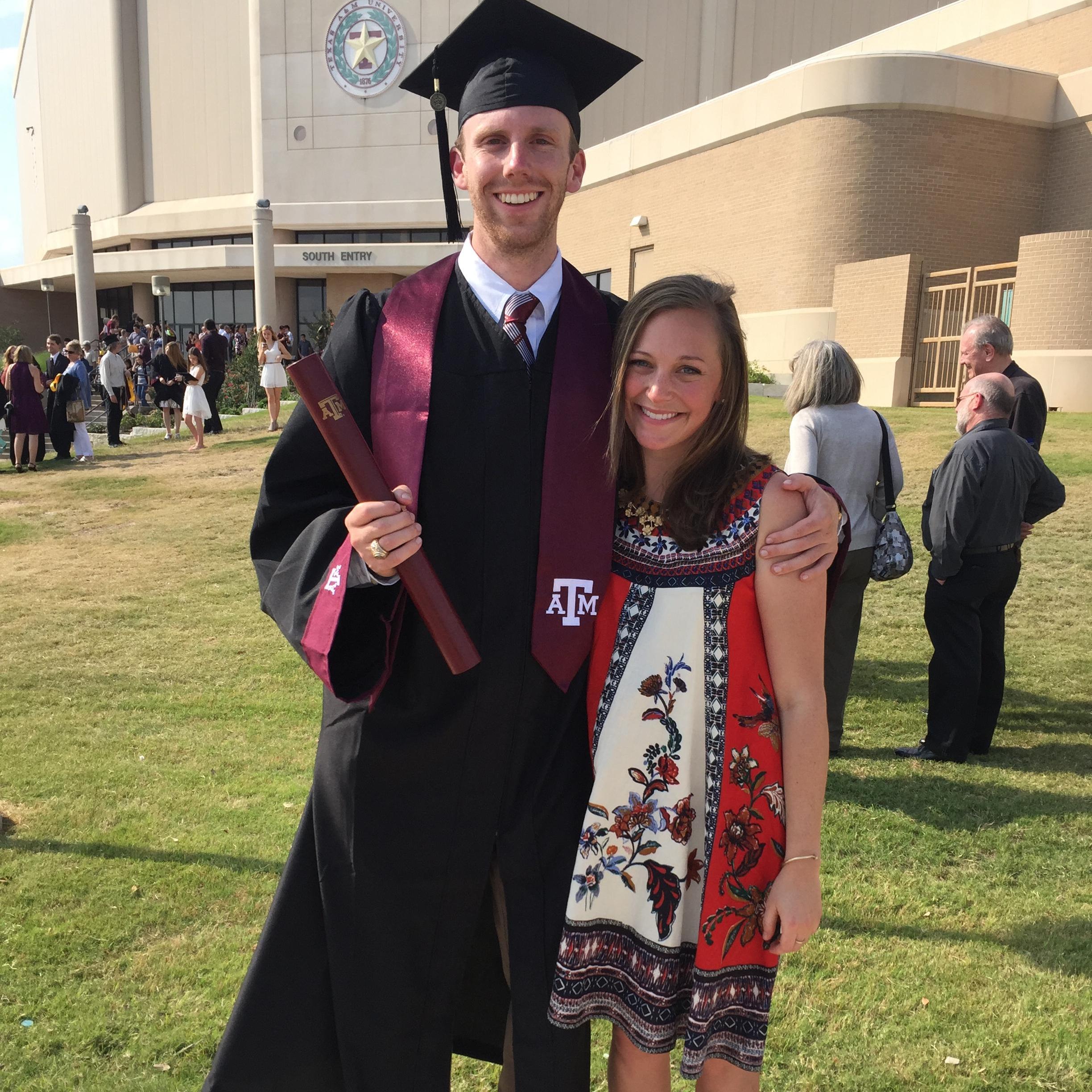 Nathan's graduation from Texas A&M