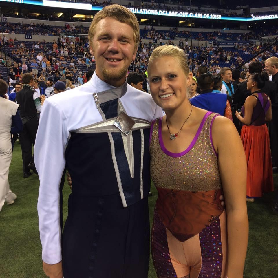 The 2015 age-out ceremony the year we marched Blue Stars Drum and Bugle Corps.