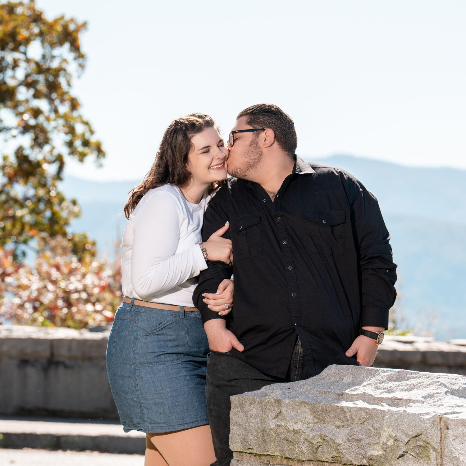 Our engagement photos he surprised the Bride with