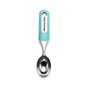 KitchenAid Stainless Steel Ice Cream Scoop, Aqua Sky