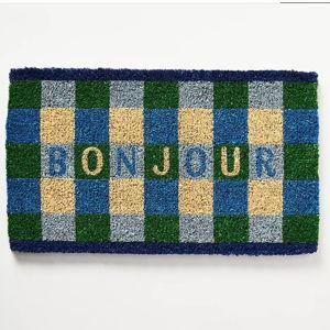 Bonjour Gingham Doormat