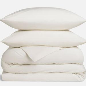Luxe Sateen Duvet Set Cream