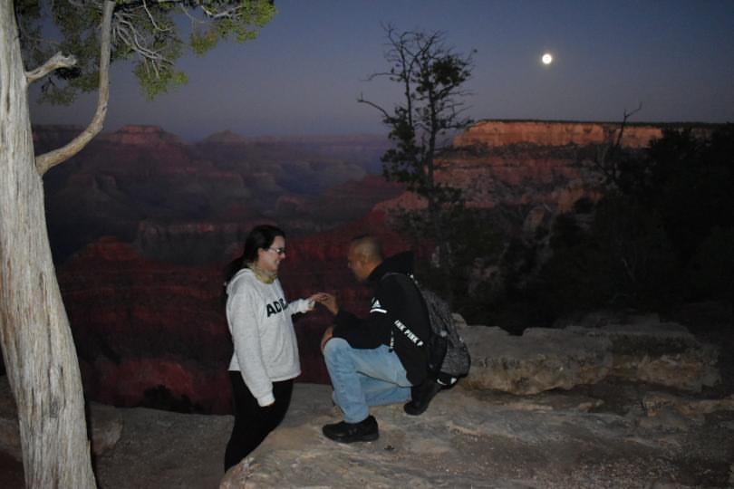 He finally said "Will You?" and I finally got to say "Yes!"