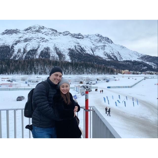 Crossed the border from Italy to the land of St. Moritz, Switzerland.