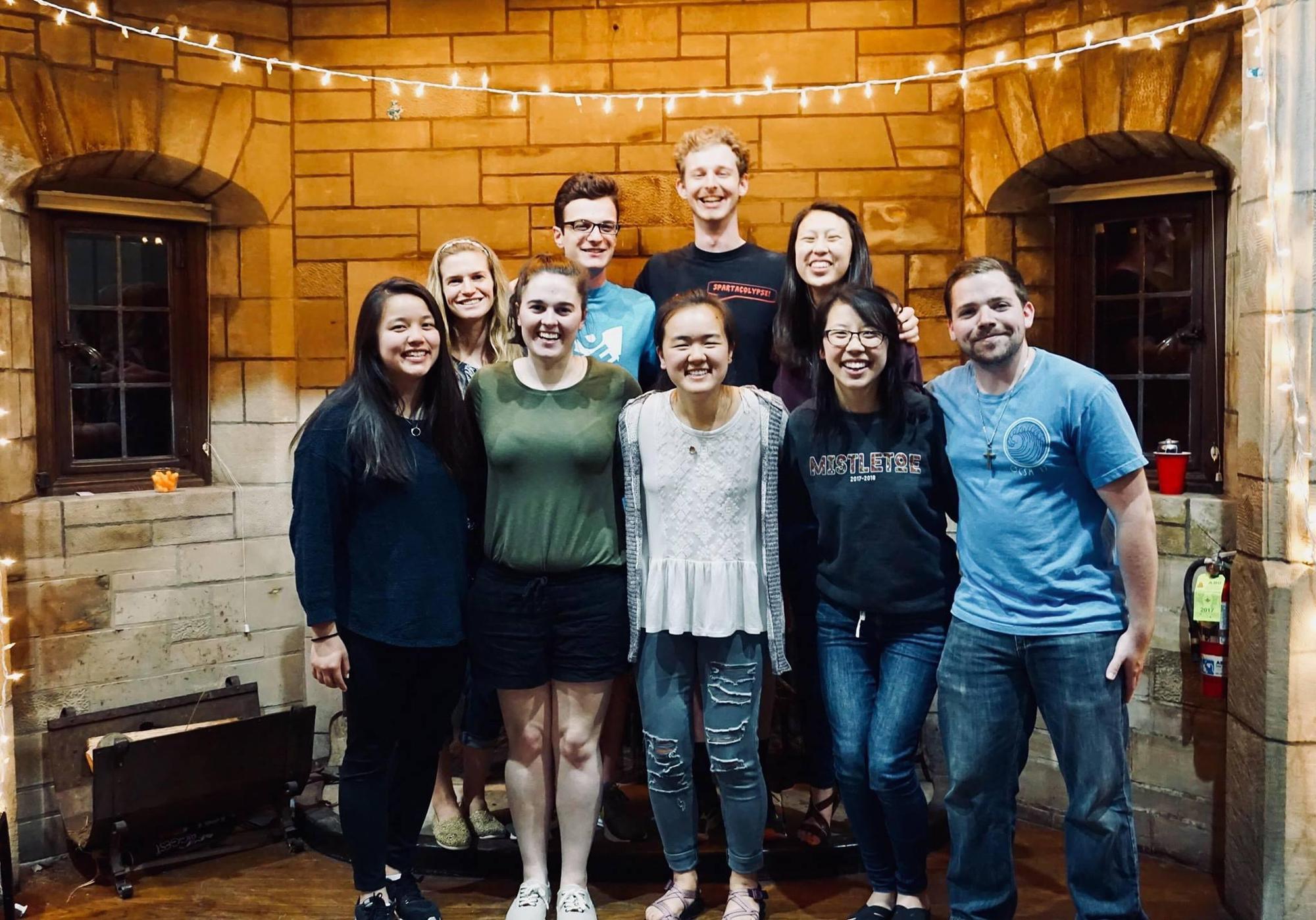 The “Crutons,” one of our college squads.