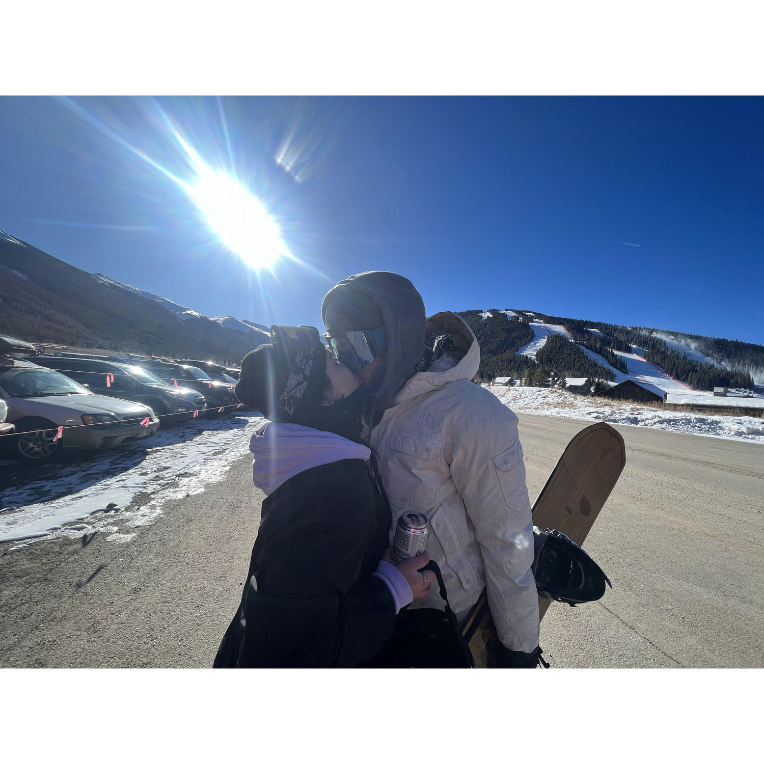 Snowboarding at Copper