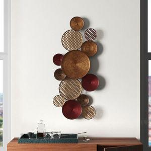 Traditional Abstract Wall Decor on Metal