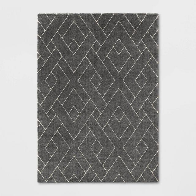 5'3"x7'6" Denton Modern Geo Rug Gray - Project 62™