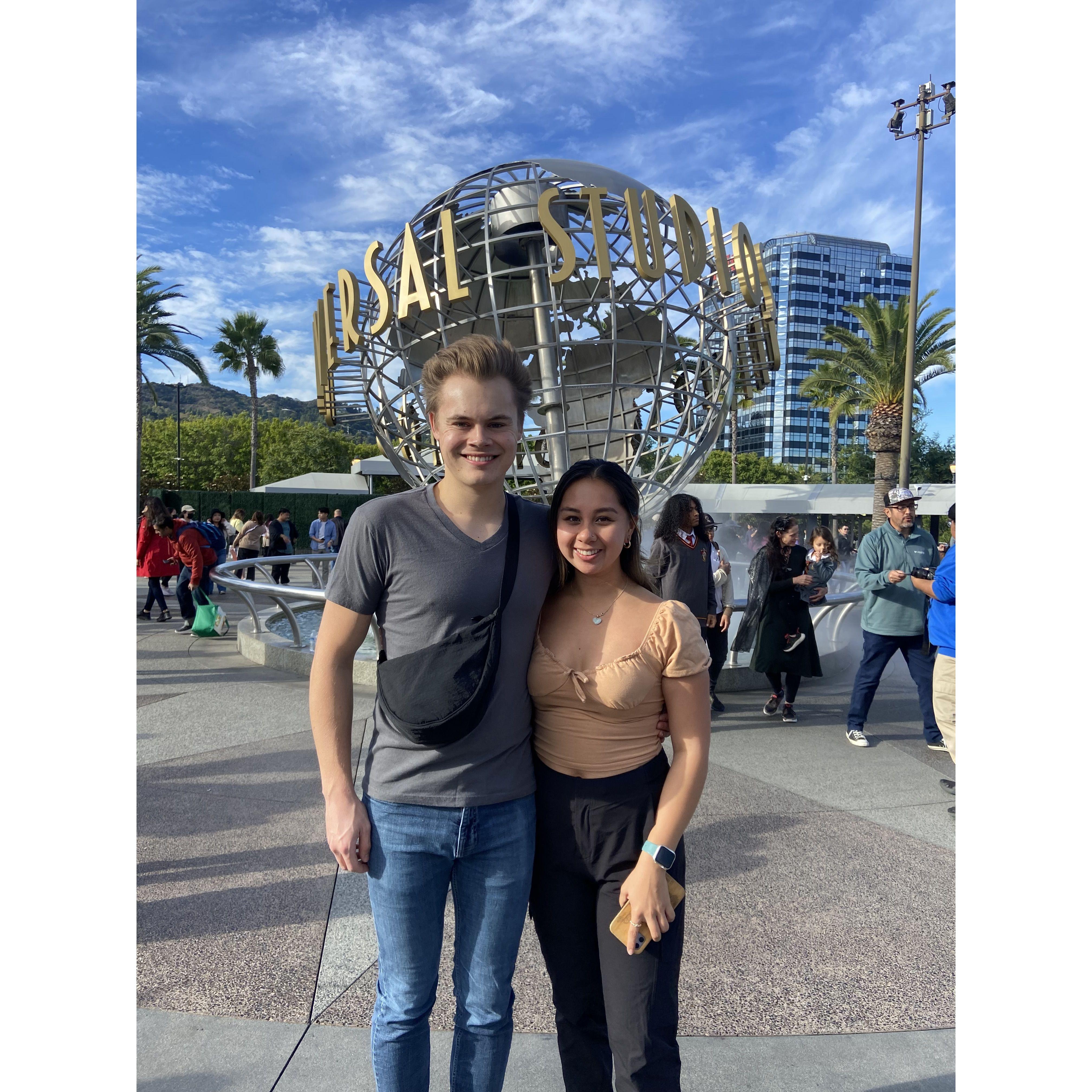 First time at Universal Studios!