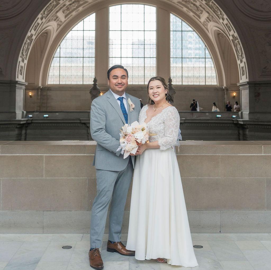 We say 'I do' at City Hall