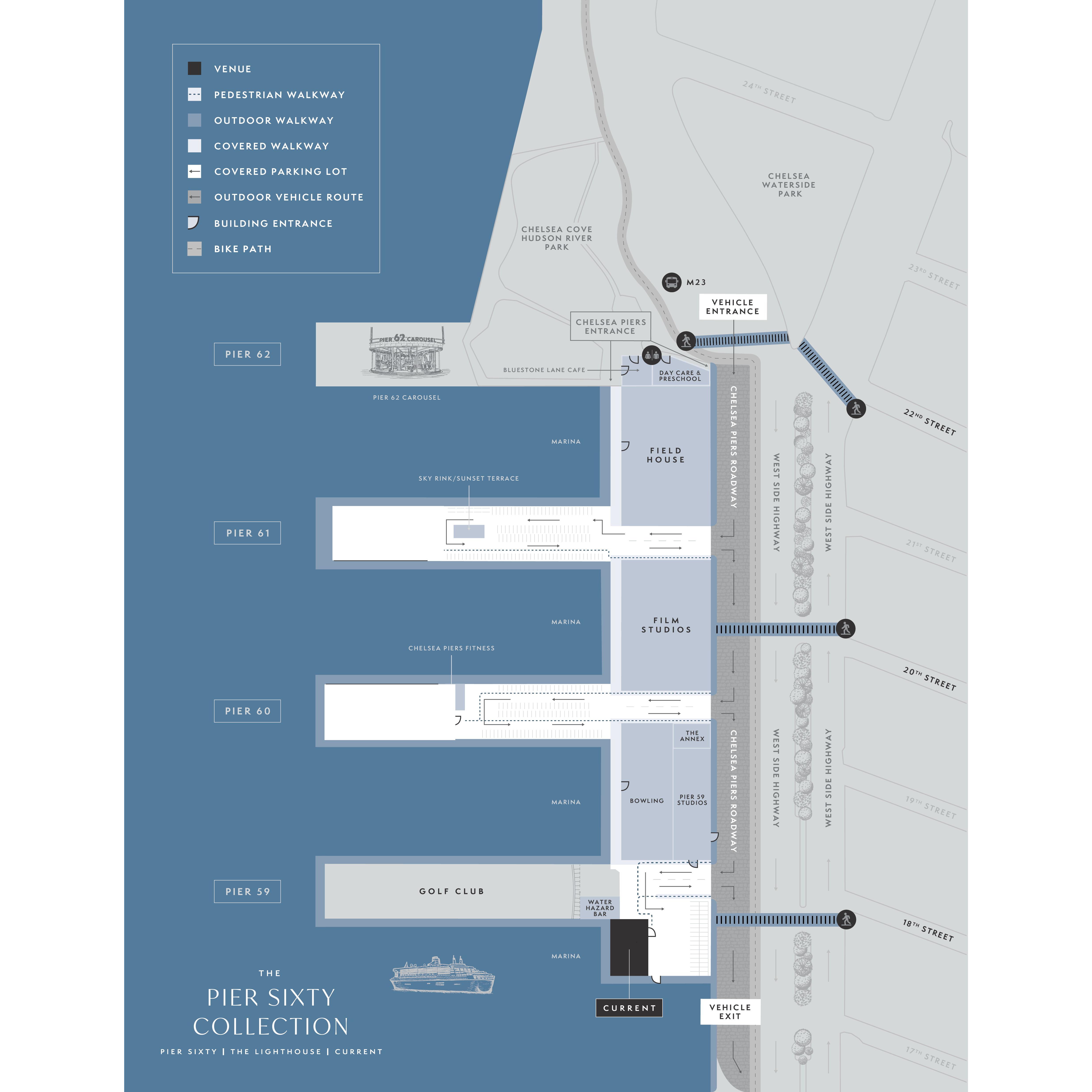 Chelsea Piers Map
