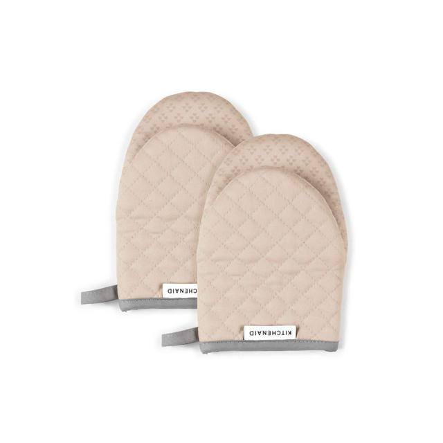 KitchenAid Asteroid Mini Oven Mitt, Milkshake 2 Count