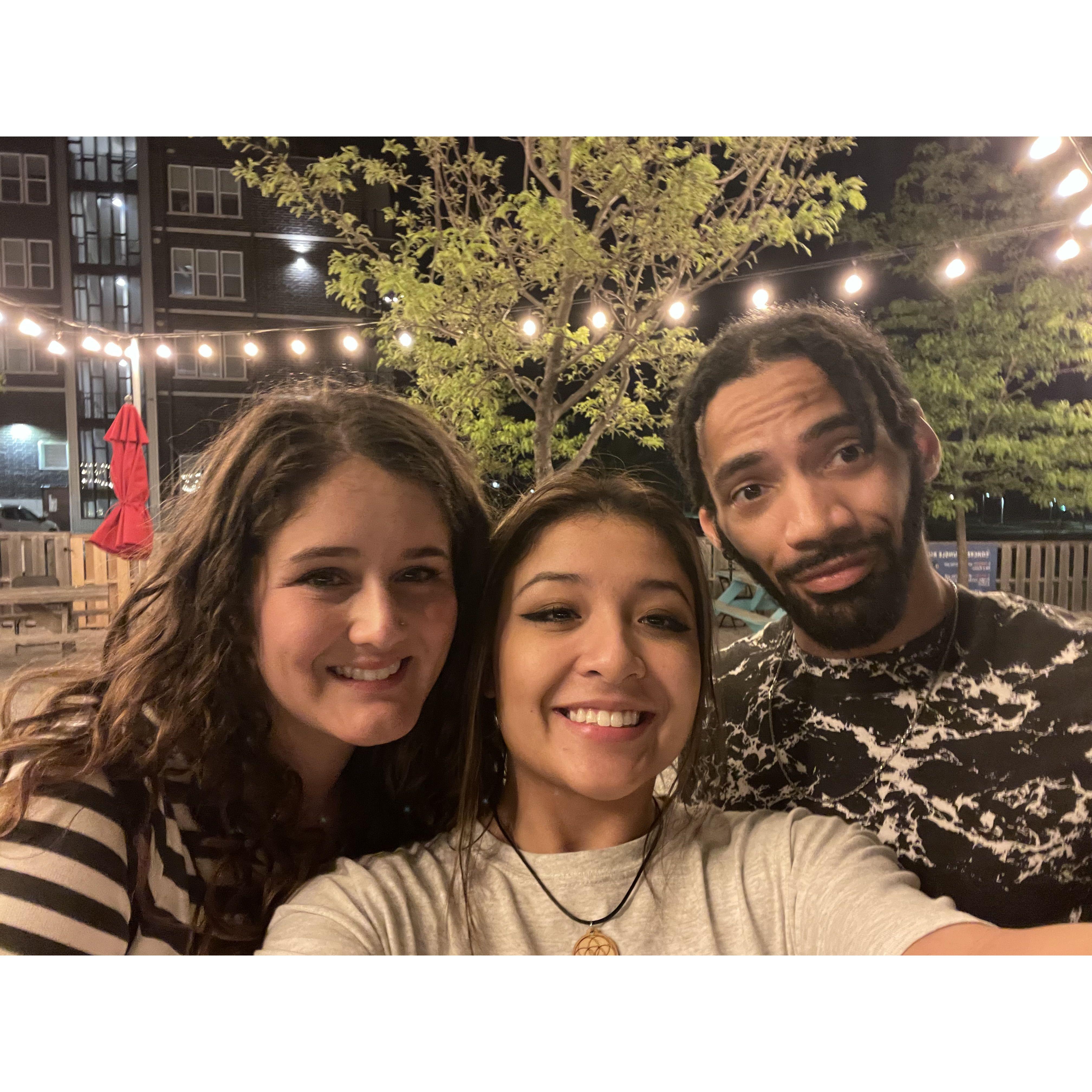 With our shared maid of honor, Argentina