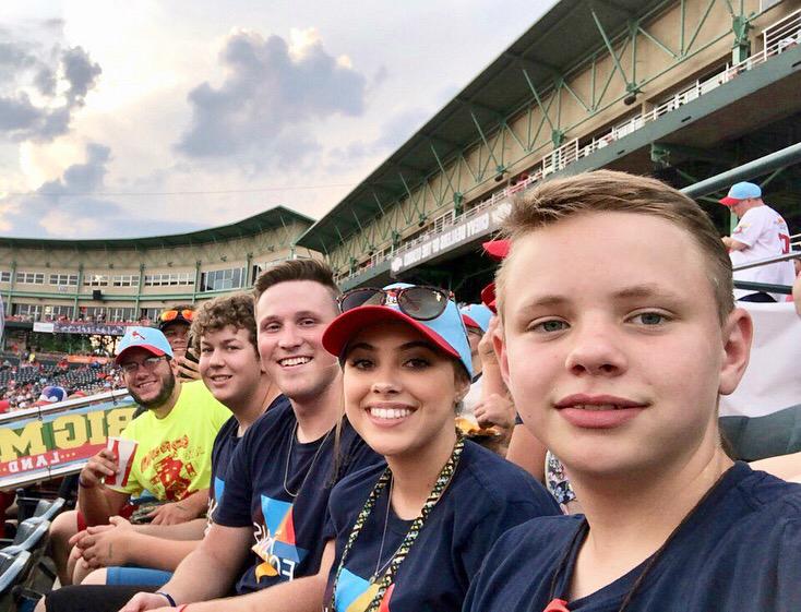 my first real baseball game