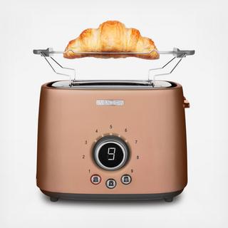 2-Slot Toaster with Digital Button and Rack