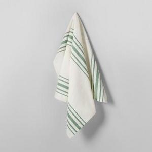 Kitchen Towel - Cream/Green - Hearth & Hand™ with Magnolia