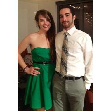 Spring 2013- Elizabeth's 100 Days Dance before graduating college. Dan came to visit and be her handsome date