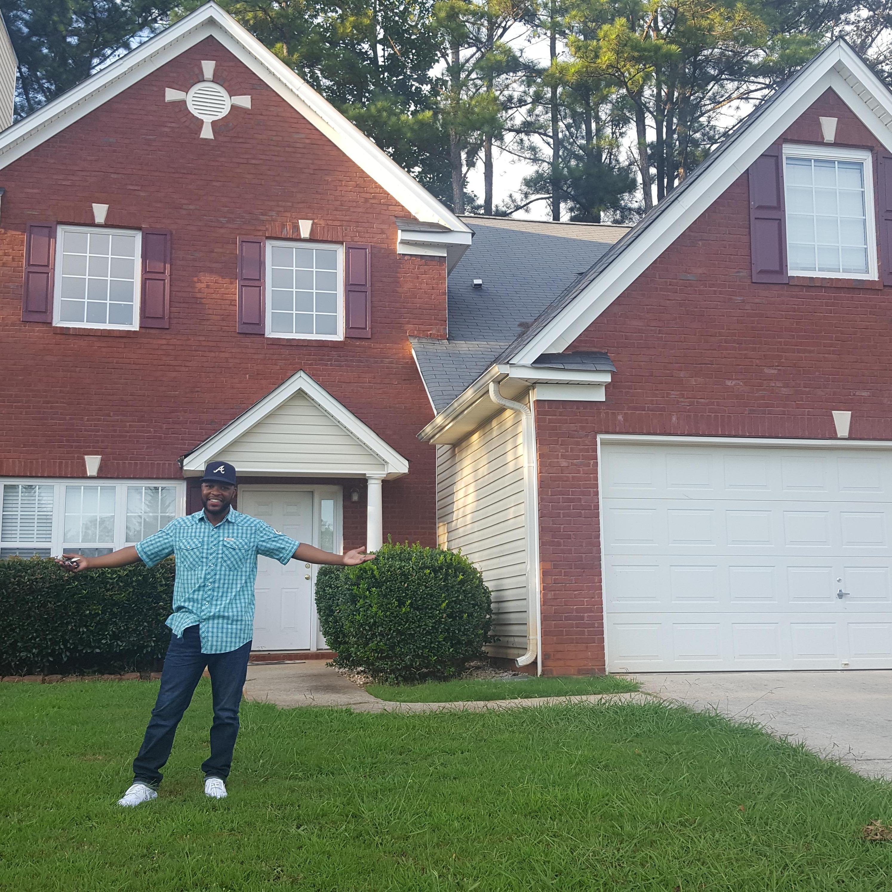 When he purchased and got the keys to our first home! #homeowners