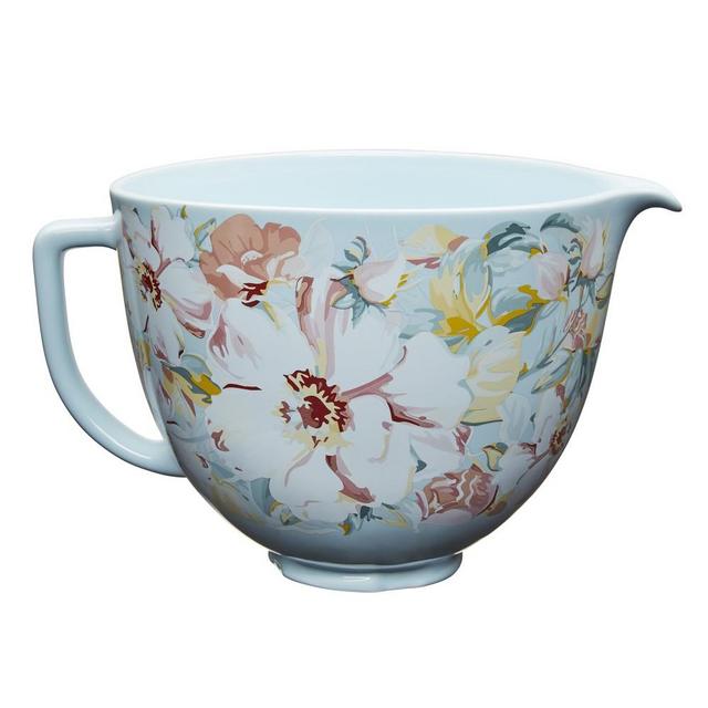 KitchenAid 5-Qt White Gardenia Ceramic Bowl