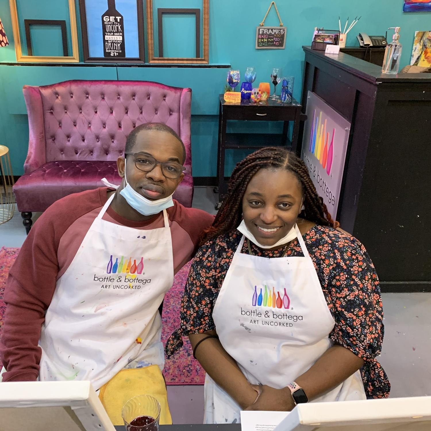 Paint and Sip date night - 2022