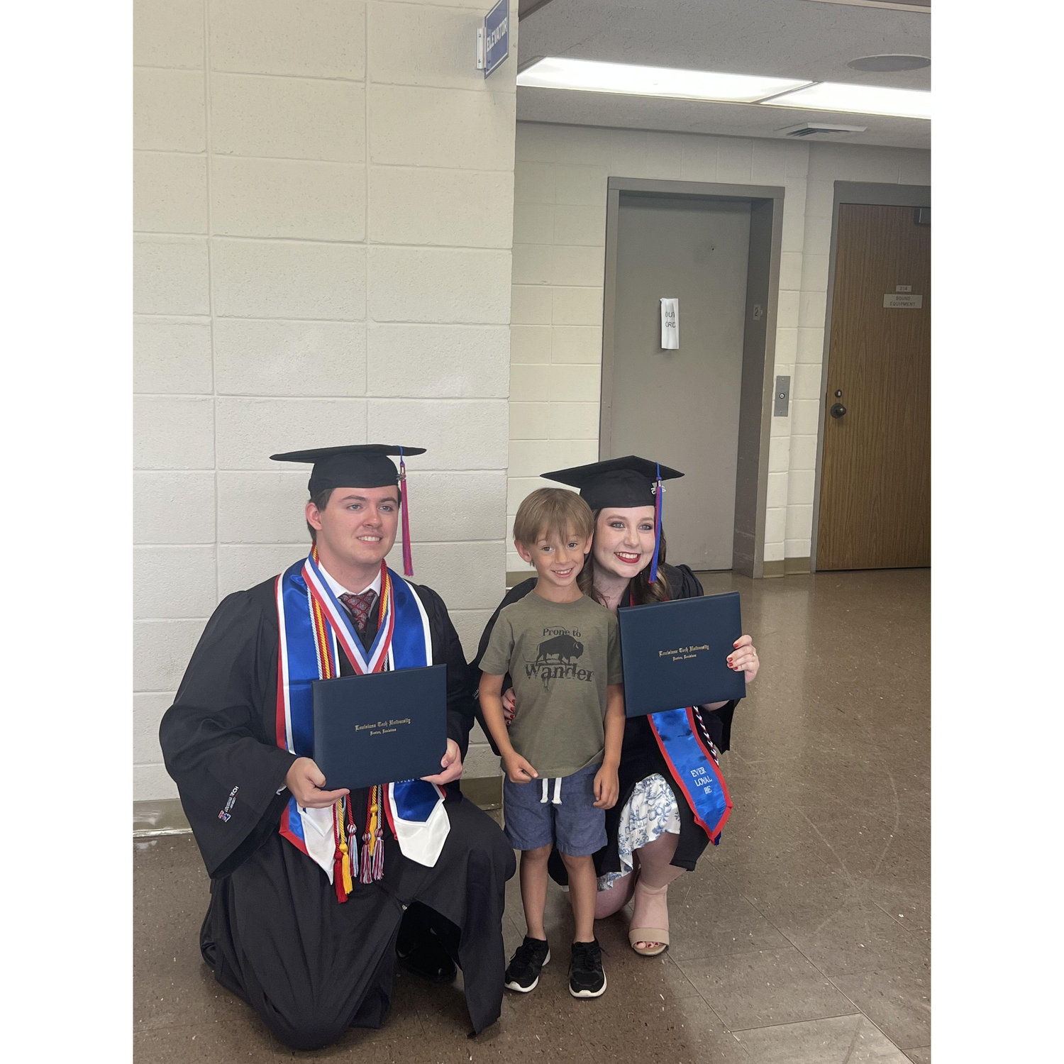 Ryder said "one day I'm going to go where Bug and Luke went to college and walk across a stage too"