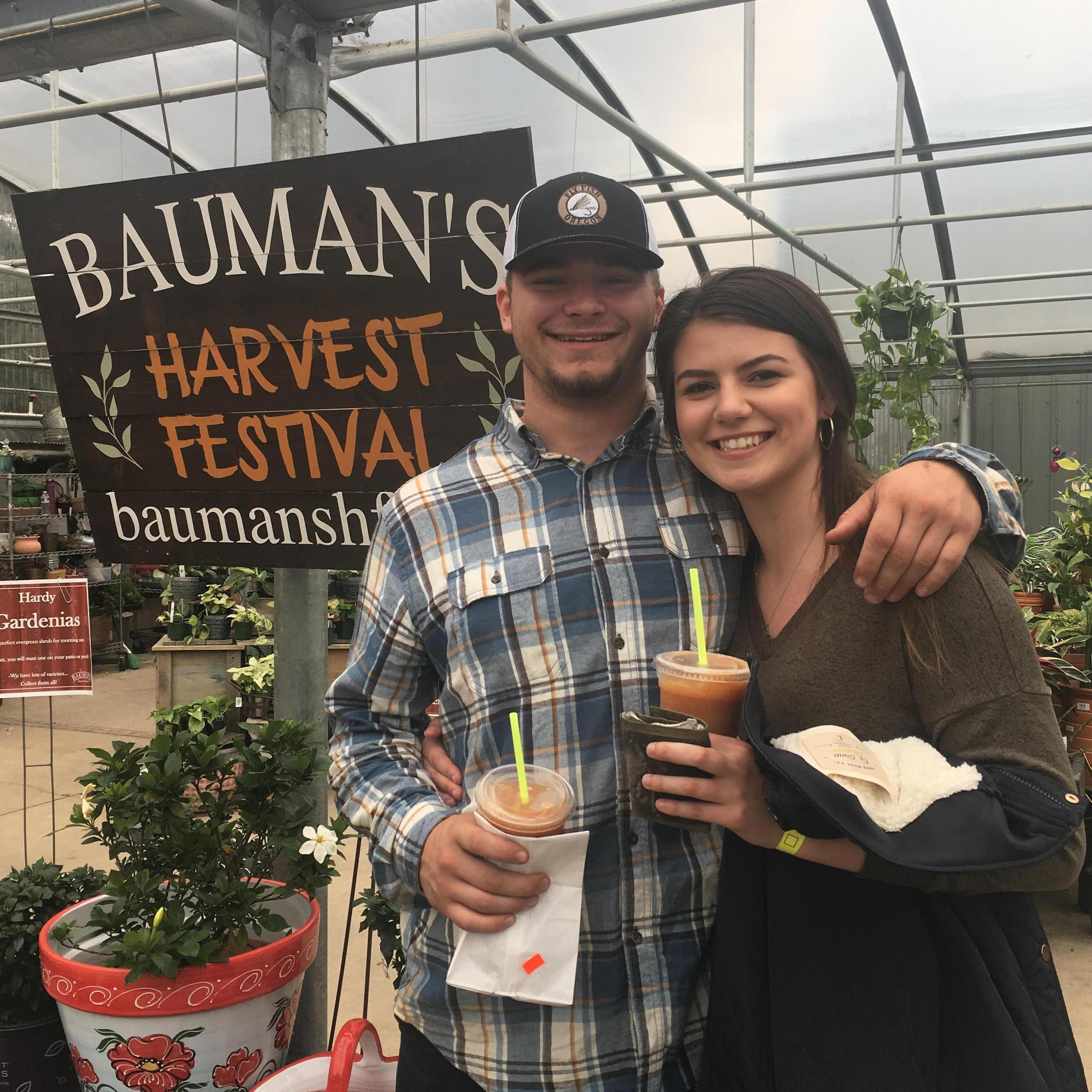 Our first trip to Bauman's farm!