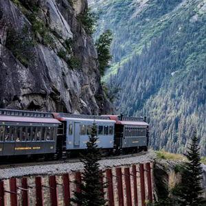 Yukon Train Ride in Alaska